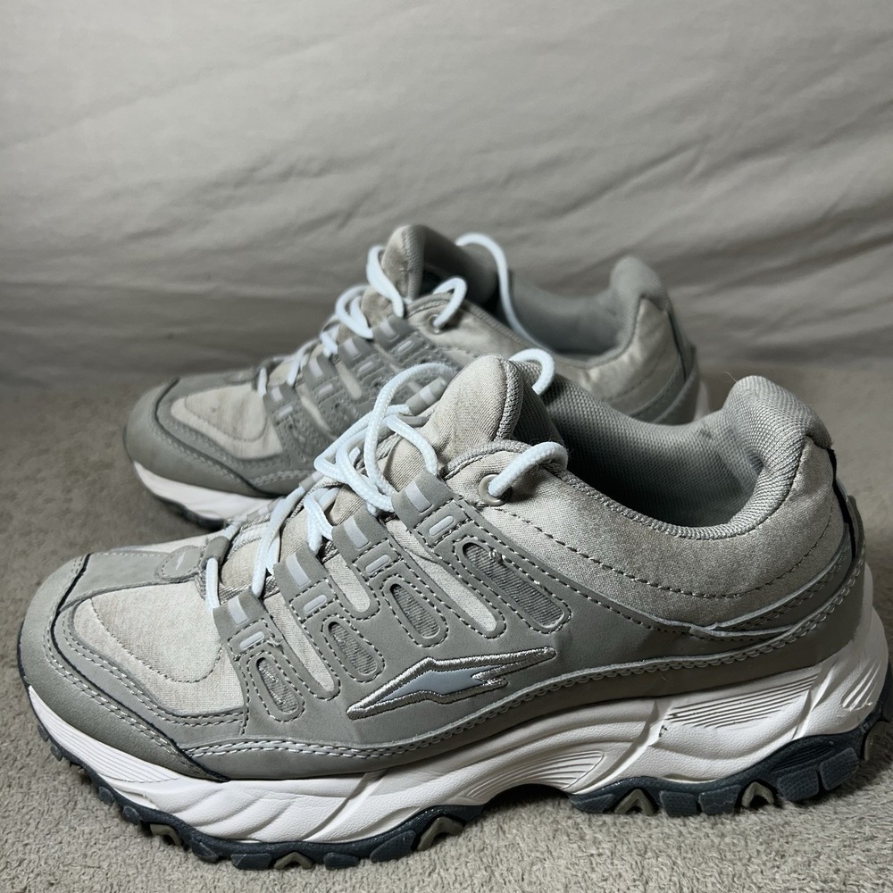 Avia Women's Size 8 W Gray Walking Trail Shoes Sneakers Athletic Lace Up